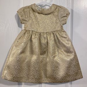 Gymboree gold dress